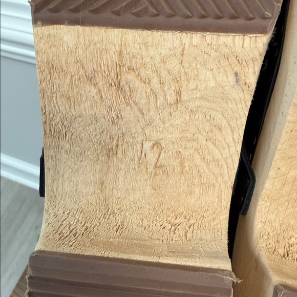 Lotta From Stockholm Black Leather Clogs Sz 42! - Picture 6 of 6